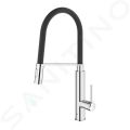 Grohe Concetto Drezov batria s flexibilnm ramenom s prepnaom, chrm