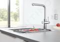 Grohe Blue Home Pkov drezov batria s filtranou funkciou a chladiacim zariadenm, chrm