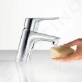 Hansgrohe Focus E2 Umvadlov batria s vpustom Push-Open, chrm