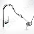 Hansgrohe Focus M41 Pkov drezov batria 240, s vyahovacou spkou, chrm