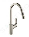 Hansgrohe Focus M41 Pkov drezov batria 240, s vyahovacou spkou, vzhad nerezov