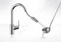 Hansgrohe Focus M41 Pkov drezov batria 240, s vyahovacou spkou, vzhad nerezov