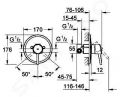 Grohe Concetto Sprchov batria pod omietku, chrm