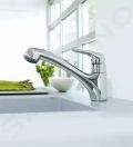 Grohe Eurodisc Pkov drezov batria, chrm