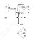 Grohe Eurodisc Cosmopolitan Pkov umvadlov batria, chrm