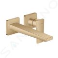 Hansgrohe Metropol Umvadlov batria pod omietku, 2-otvorov intalcia, kefovan bronz