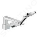 Hansgrohe Metropol Batria na okraj vane, 3-otvorov intalcia, chrm