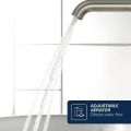 Grohe Essence Um�vadlov� bat�ria s v�pustom, supersteel