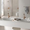Grohe Essence Um�vadlov� bat�ria s v�pustom, kefovan� Warm Sunset