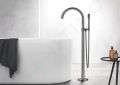 Grohe Atrio Vaov batria do podlahy, kefovan Hard Graphite