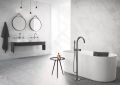 Grohe Atrio Vaov batria do podlahy, kefovan Hard Graphite