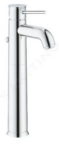 Grohe BauClassic Batria pre umvadlov misu, s vpusou, chrm