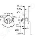 Grohe Eurosmart Cosmopolitan Sprchov batria pod omietku, chrm