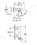 Grohe Plus Sprchov batria, chrm