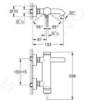 Grohe Essence Vaov batria, chrm