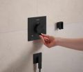 Hansgrohe Ecostat Comfort E Termostatick batria pod omietku, na 2 spotrebie, matn ierna