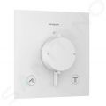 Hansgrohe Ecostat Comfort E Termostatick batria pod omietku, na 2 spotrebie, matn biela