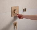 Hansgrohe Ecostat Comfort Q Termostatick batria pod omietku, na 2 spotrebie, kefovan bronz