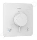 Hansgrohe Ecostat Comfort Q Termostatick batria pod omietku, na 2 spotrebie, matn biela