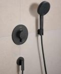 Hansgrohe Ecostat Comfort S Sprchov batria pod omietku, s termostatom, kefovan ierny chrm