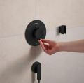 Hansgrohe Ecostat Comfort S Sprchov batria pod omietku, s termostatom, matn ierna