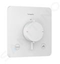 Hansgrohe Ecostat Comfort Q Termostatick batria pod omietku, na 2 spotrebie, matn biela