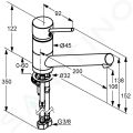 Kludi Scope Pkov drezov batria, chrm