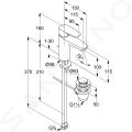 Kludi Pure&Solid Umvadlov batria s vpustom, chrm