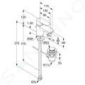 Kludi Pure&Solid Umvadlov batria s vpustom, chrm