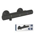 Grohe QuickFix Precision Start Termostatick� sprchov� bat�ria, matn� �ierna