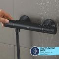 Grohe QuickFix Precision Start Termostatick� sprchov� bat�ria, matn� �ierna
