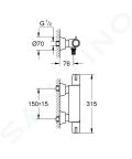 Grohe Grohtherm Special Termostatick lekrska batria, chrm