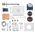 Grohe SmartControl Perfect Sprchov sprava s batriou pod omietku, 31 cm, 2 prdy, chrm