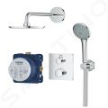 Grohe Grohtherm Sprchov sprava Rainshower Cosmopolitan 210 s termostatom pod omietku, chrm