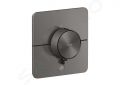 Axor ShowerSelect ID Termostatick sprchov batria pod omietku, HighFlow, kefovan ierny chrm
