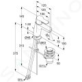 Kludi Pure&Easy Umvadlov batria s vpustom, chrm