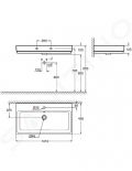 Grohe Cube Ceramic Umvadlo s prepadom, 101x49 cm, PureGuard, alpsk biela