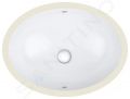 Grohe Bau Ceramic Umvadlo zpustn, 56x42 cm, s prepadom, alpsk biela