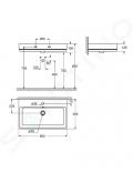 Grohe Cube Ceramic Umvadlo, 80x49 cm, s prepadom, otvor na batriu, PureGuard, alpsk biela