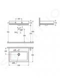 Grohe Cube Ceramic Umvadlo s prepadom, 60x49 cm, PureGuard, alpsk biela