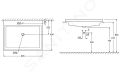 Grohe Cube Ceramic Umvadlo zpustn, 61x49 cm, PureGuard, alpsk biela