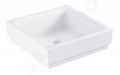 Grohe Cube Ceramic Umvadlo bez prepadu, 40x40 cm, PureGuard, alpsk biela