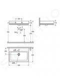Grohe Cube Ceramic Umvadlo s prepadom, 46x35 cm, PureGuard, alpsk biela