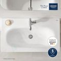 Grohe Essence Umvadlo s prepadom 80x46 cm, PureGuard, alpsk biela