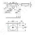 Grohe Essence Umvadlo s prepadom 60x46 cm, PureGuard, alpsk biela