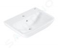 Grohe Start Edge Umvadlo 55x40 cm, s prepadom, otvor na batriu, alpsk biela