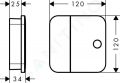 Axor One Termostatick sprchov batria pod omietku, chrm