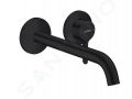 Axor One Umvadlov batria pod omietku, s vpusou, 2-otvorov intalcia, EcoSmart, matn ierna