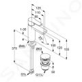 Kludi Zenta SL Umvadlov batria s vpustom Push-Open, chrm