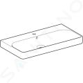 Geberit Smyle Square Umvadlo, 900x480 mm, s prepadom, otvor na batriu, biela